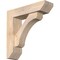 Ekena Millwork Legacy Slat Smooth Bracket w/ Offset Brace, Douglas Fir, 5 1/2"W x 20"D x 20"H BKT0604X20X20LEC06SDF - alternate 1